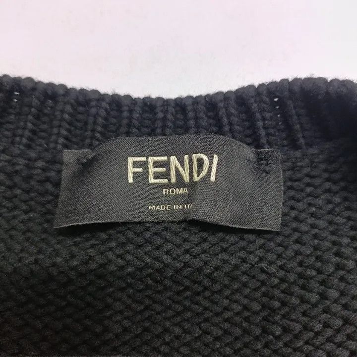 Fendi Fendi SS21 Classic Short Fashion Vest Black 0079 Size US XXL / EU 58 / 5 - 4 Thumbnail