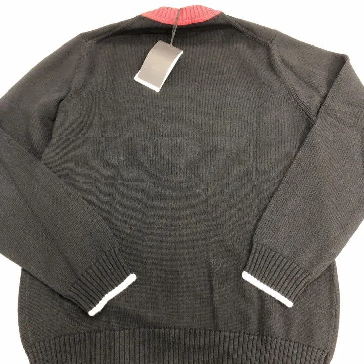 Fendi FENDI Black Logo Embroidered Crewneck Sweater 0079 Size US L / EU 52-54 / 3 - 2 Thumbnail
