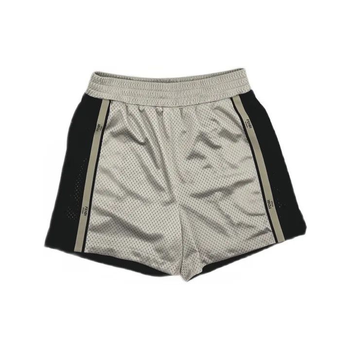 Fendi Fendi SS23 Striped Logo Print Shorts 0079 Size US 31 - 2 Thumbnail