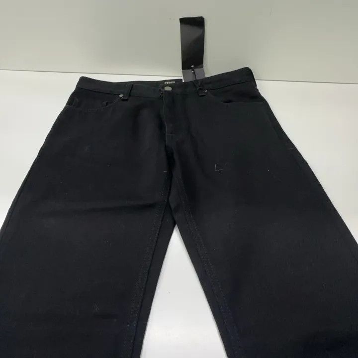 Fendi Fendi Classic Logo Print Denim Pants 0079 Size US 32 / EU 48 - 8 Thumbnail