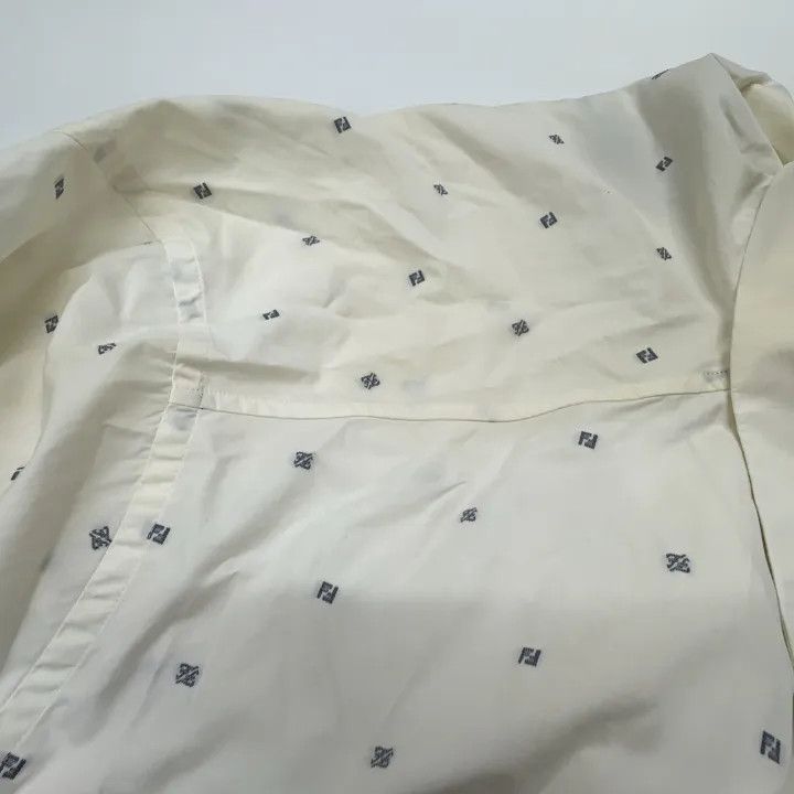 Fendi Fendi SS22 Embroidered Logo Long Sleeve Shirt 0079 Size US M / EU 48-50 / 2 - 10 Thumbnail