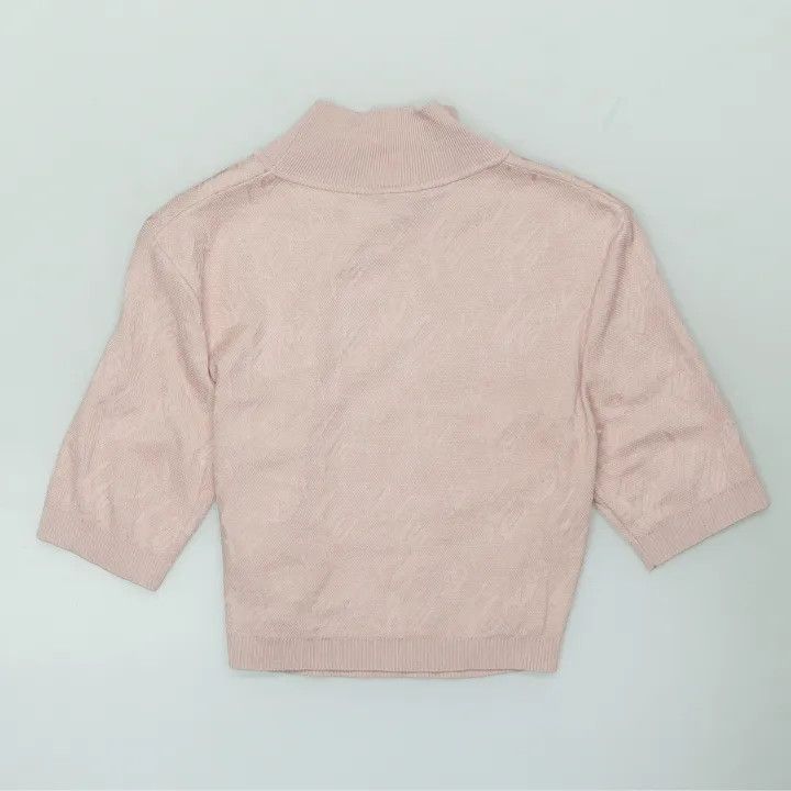 Fendi Fendi Short Sleeve Turtleneck Knit Top 0079 Size US M / EU 48-50 / 2 - 8 Thumbnail