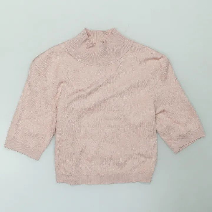 Fendi Fendi Short Sleeve Turtleneck Knit Top 0079 Size US M / EU 48-50 / 2 - 2 Thumbnail