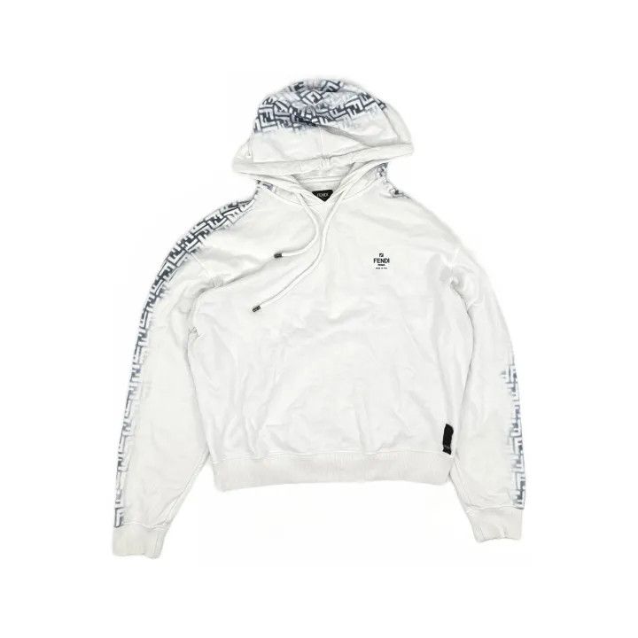 Fendi Fendi SS23 Logo Hoodie for Men 0079 Size US M / EU 48-50 / 2 - 2 Thumbnail