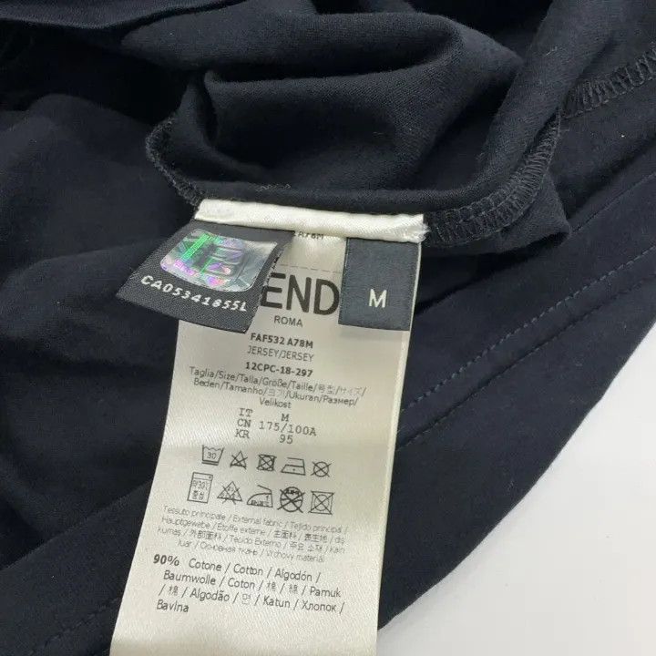 Fendi Fendi Short Sleeve Mesh Logo T-Shirt 0079 Size US M / EU 48-50 / 2 - 4 Thumbnail