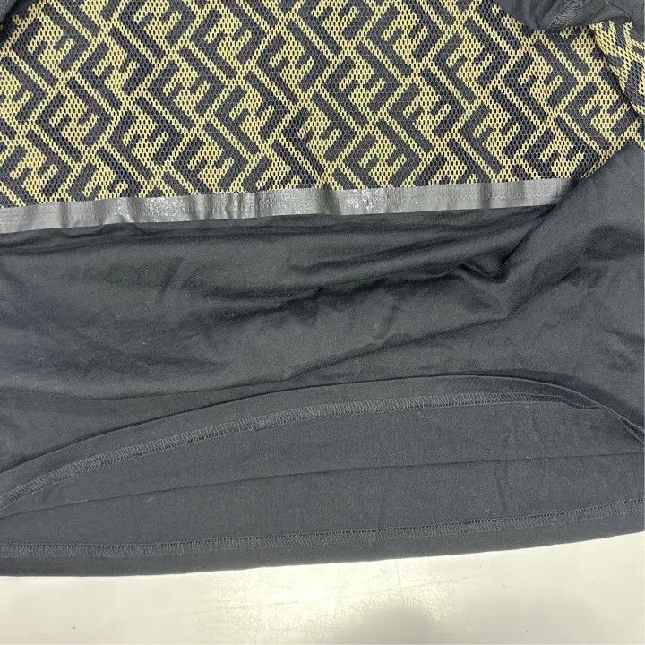 Fendi Fendi Logo Print Casual Black T-Shirt 0079 Size US M / EU 48-50 / 2 - 6 Thumbnail