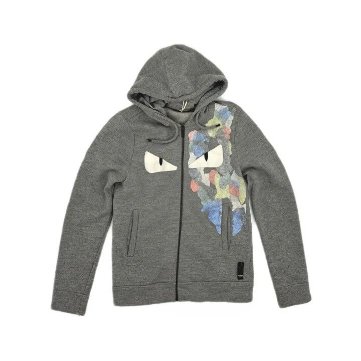Fendi Fendi Stylish Camouflage Monster Hoodie 0079 Size US M / EU 48-50 / 2 - 2 Thumbnail