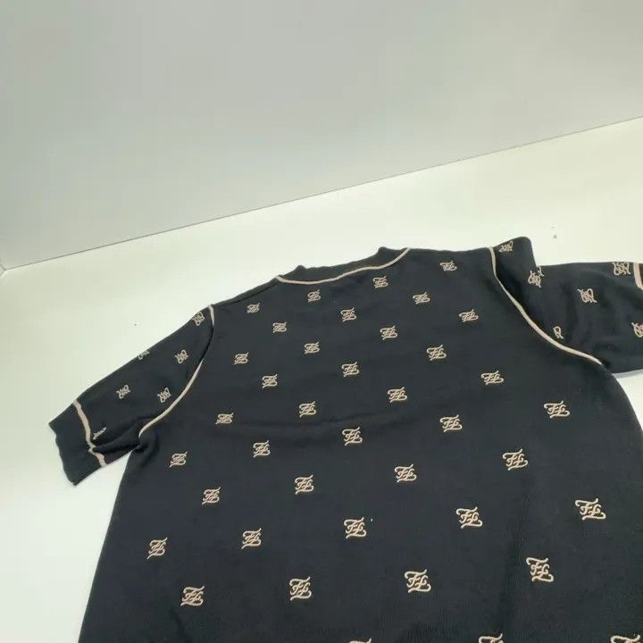 Fendi Fendi Casual Knitted Short Sleeve Top 0079 Size US M / EU 48-50 / 2 - 10 Thumbnail