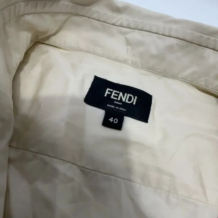 Fendi Fendi Logo Pocket Short-Sleeve Shirt for Men 0079 Size US L / EU 52-54 / 3 - 4 Thumbnail