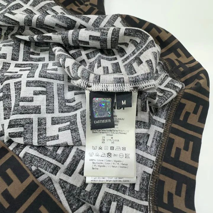 Fendi Fendi Brown Letter Pattern Short-Sleeve T-Shirt 0079 Size US M / EU 48-50 / 2 - 5 Thumbnail