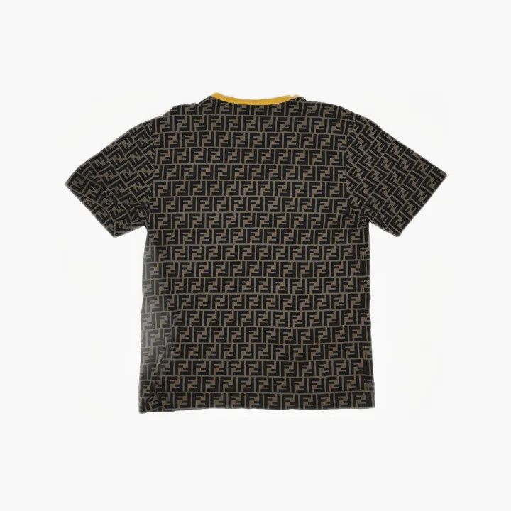 Fendi Fendi Brown Letter Pattern Short-Sleeve T-Shirt 0079 Size US M / EU 48-50 / 2 - 3 Thumbnail