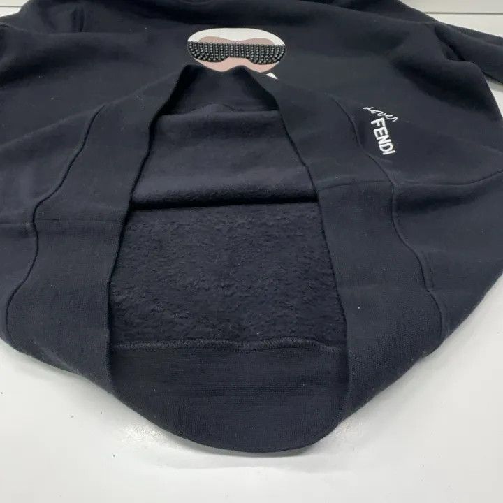 Fendi Fendi Black Long Sleeve Sweatshirt for Men 0079 Size US L / EU 52-54 / 3 - 7 Thumbnail