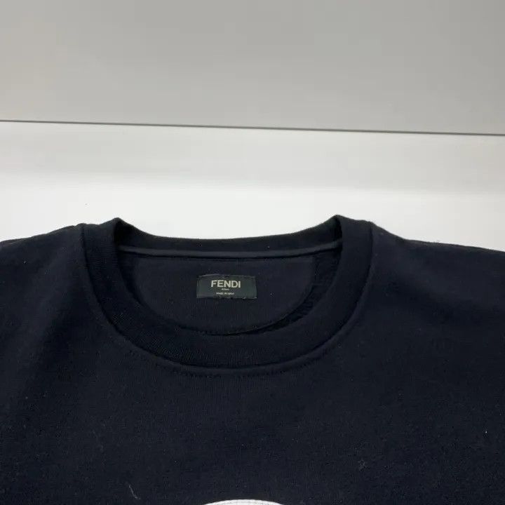 Fendi Fendi Black Long Sleeve Sweatshirt for Men 0079 Size US L / EU 52-54 / 3 - 6 Thumbnail