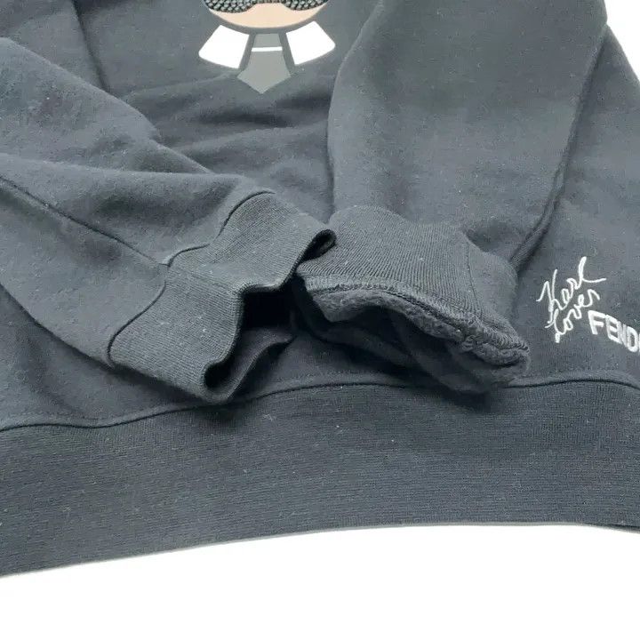 Fendi Fendi Black Long Sleeve Sweatshirt for Men 0079 Size US L / EU 52-54 / 3 - 8 Thumbnail