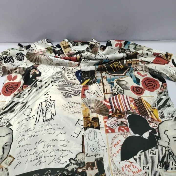 Fendi Fendi Floral Print Long Sleeve Shirt 0079 Size US M / EU 48-50 / 2 - 8 Thumbnail