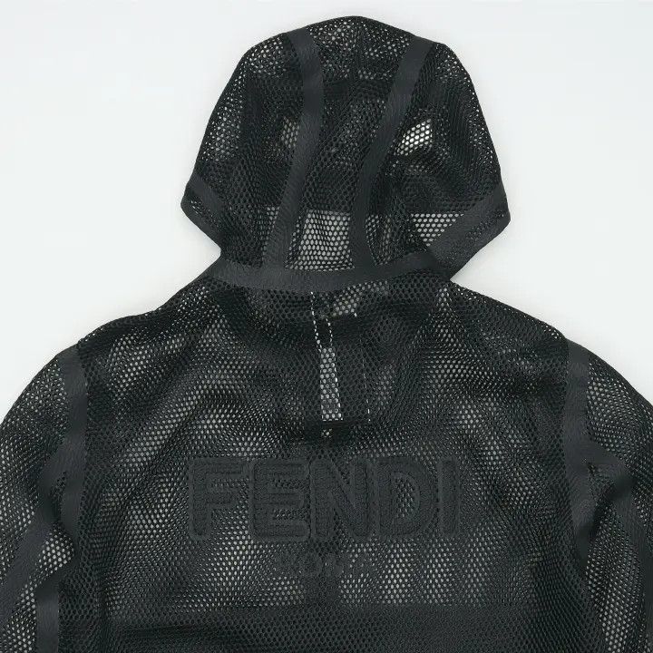 Fendi Fendi Solid Mesh Zipper Jacket 0079 Size US L / EU 52-54 / 3 - 9 Thumbnail