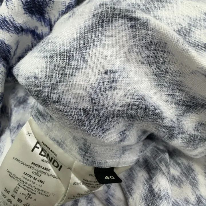 Fendi Fendi Casual Stylish Short Sleeve Shirt 0079 Size US M / EU 48-50 / 2 - 5 Thumbnail