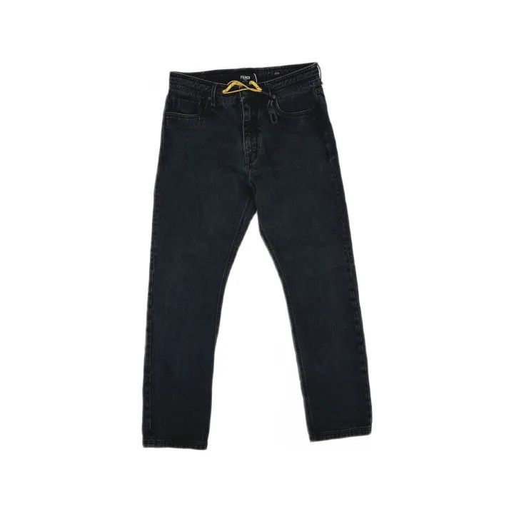 Fendi Fendi High Waist Straight Leg Jeans 0079 Size US 31 - 2 Thumbnail