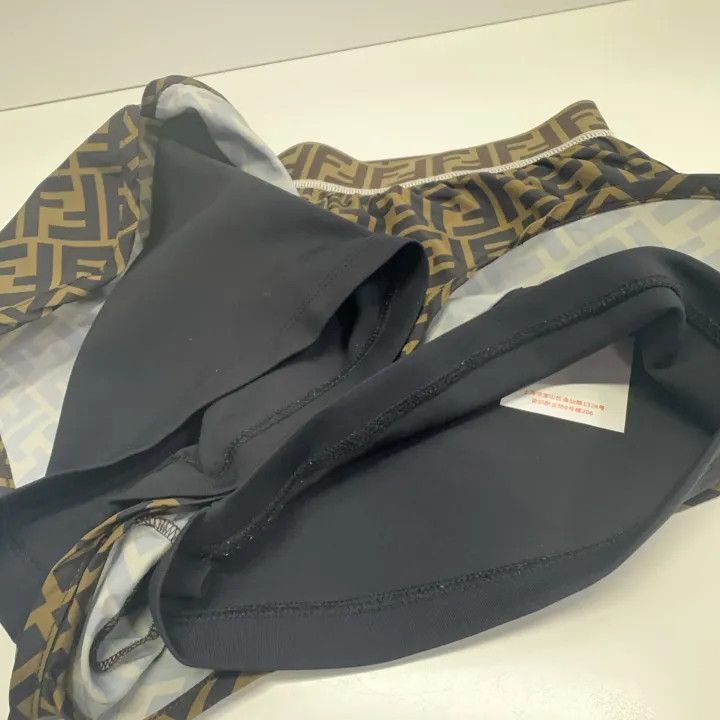 Fendi FENDI Brown Patterned Casual Shorts for Men 0079 Size US 40 / EU 56 - 7 Thumbnail
