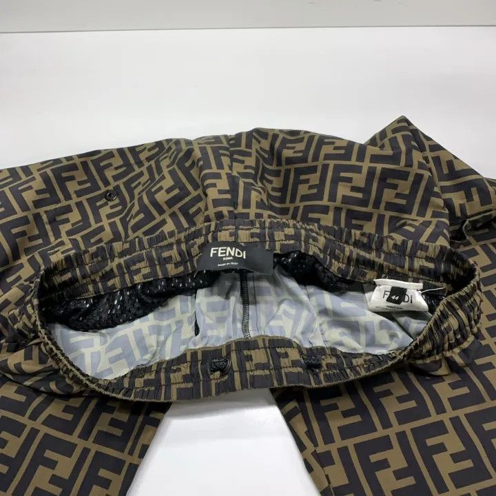 Fendi Fendi Logo Printed Casual Pants for Men 0079 Size US 44 / EU 60 - 6 Thumbnail