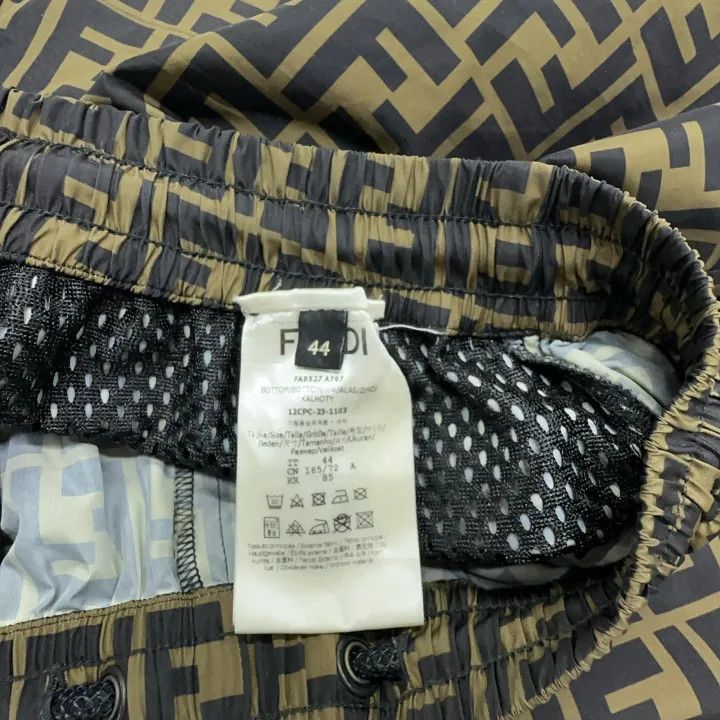 Fendi Fendi Logo Printed Casual Pants for Men 0079 Size US 44 / EU 60 - 5 Thumbnail