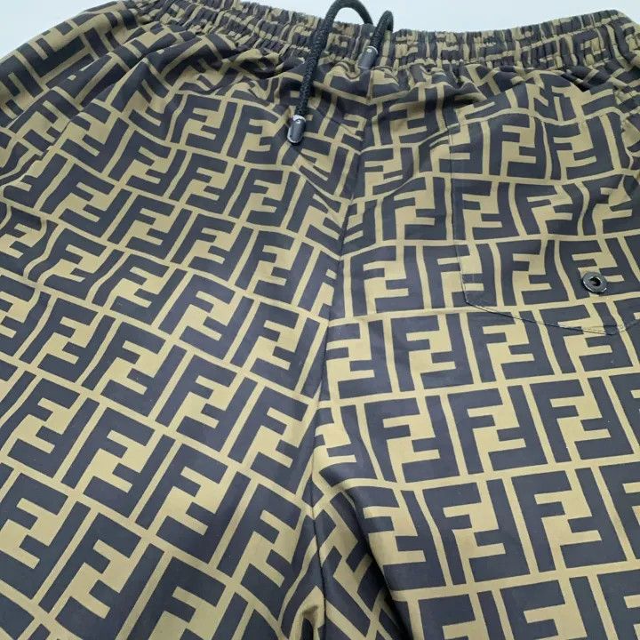 Fendi Fendi Logo Printed Casual Pants for Men 0079 Size US 44 / EU 60 - 9 Thumbnail