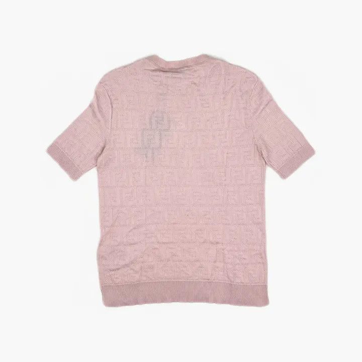Fendi Fendi Pink Knit Short Sleeve Top 0079 Size US M / EU 48-50 / 2 - 3 Thumbnail