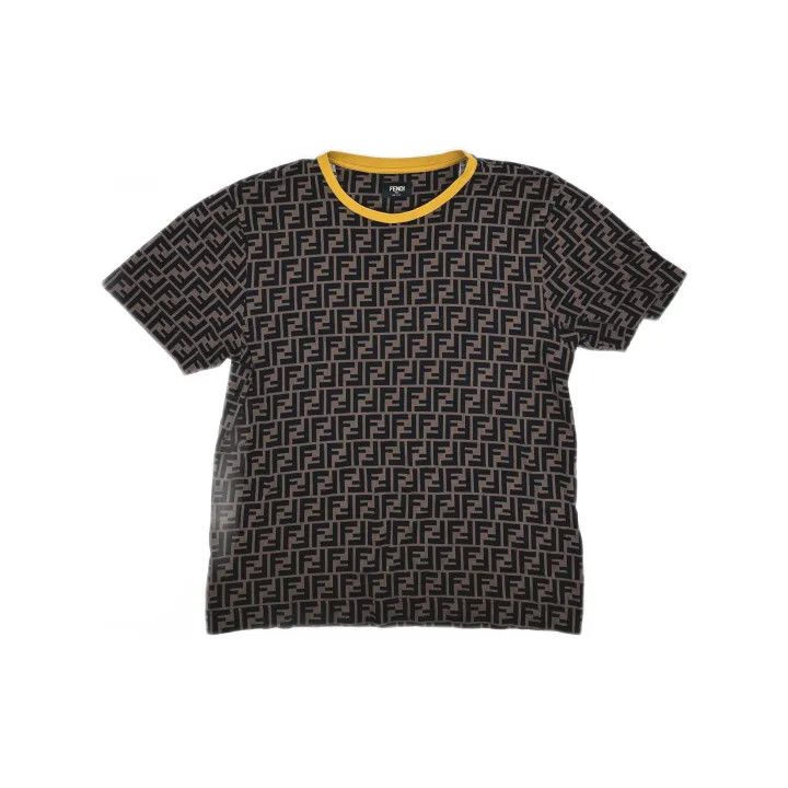 Fendi Fendi Classic Logo Print Short Sleeve T-Shirt 0079 Size US M / EU 48-50 / 2 - 2 Thumbnail