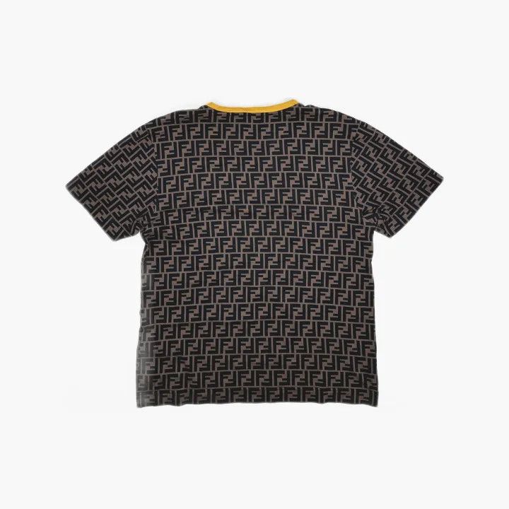 Fendi Fendi Classic Logo Print Short Sleeve T-Shirt 0079 Size US M / EU 48-50 / 2 - 3 Thumbnail
