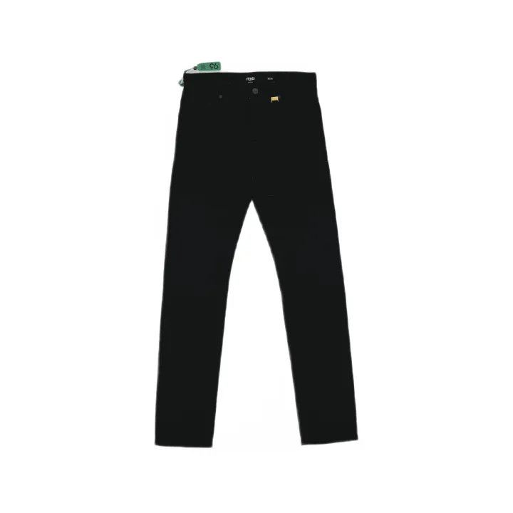 Fendi Fendi Slim Fit Black Denim Pants for Men 0079 Size US 30 / EU 46 - 2 Thumbnail