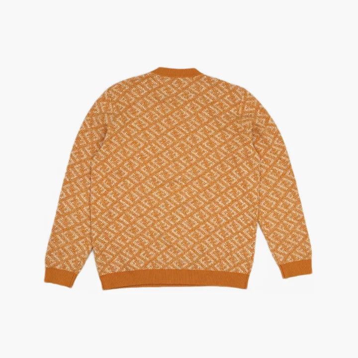 Fendi Fendi Logo Knit Sweater for Men in Orange 0079 Size US L / EU 52-54 / 3 - 3 Thumbnail