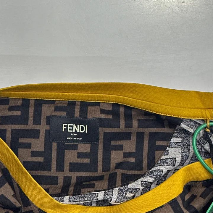Fendi Fendi Colorful Logo Short Sleeve T-Shirt 0079 Size US XL / EU 56 / 4 - 2 Thumbnail