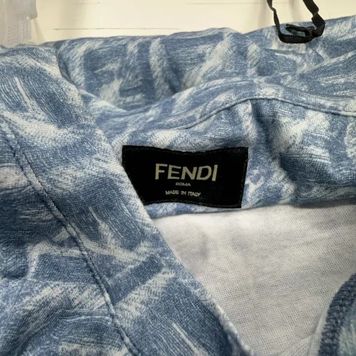 Fendi Fendi Logo Print Loose Fit Short Sleeve T-Shirt 0079 Size US L / EU 52-54 / 3 - 2 Thumbnail