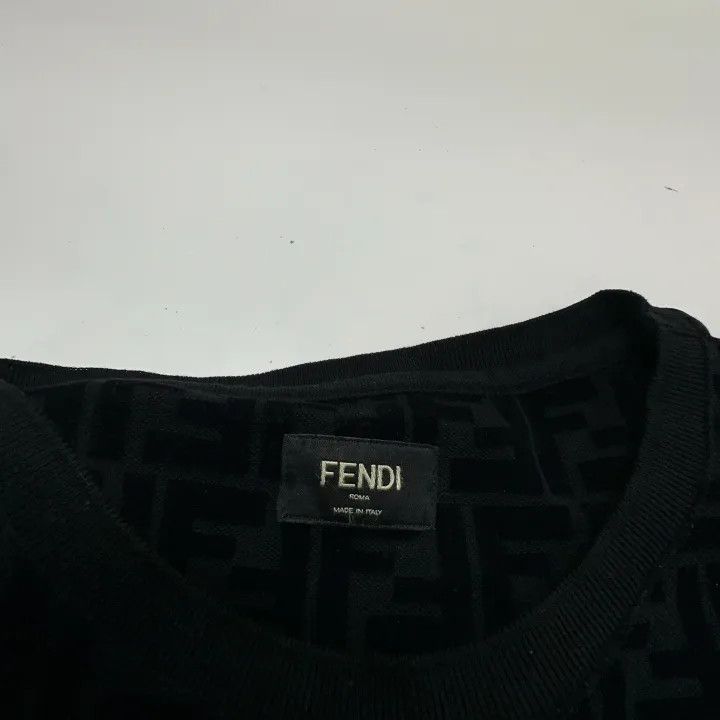 Fendi Fendi Monogram Logo Short Sleeve T-Shirt 0079 Size US M / EU 48-50 / 2 - 5 Thumbnail