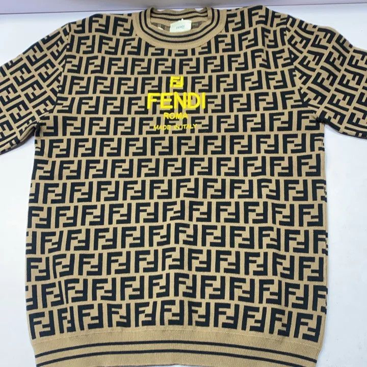 Fendi Fendi Kids Brown Logo Sweater FW23 0079 Size US M / EU 48-50 / 2 - 5 Thumbnail
