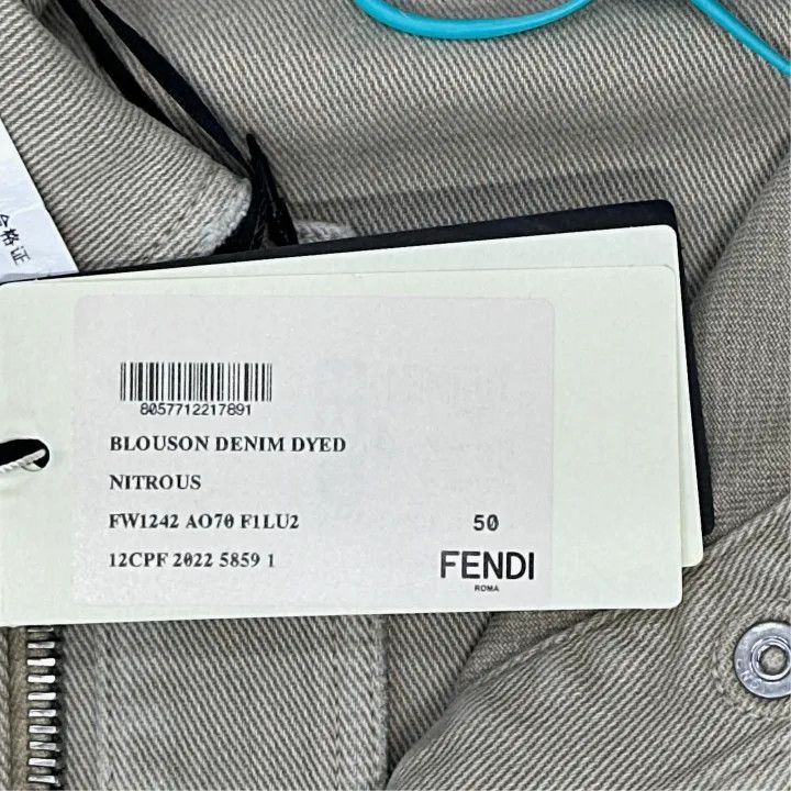 Fendi Fendi Casual Solid Jacket for Men in Beige 0079 Size US L / EU 52-54 / 3 - 4 Thumbnail