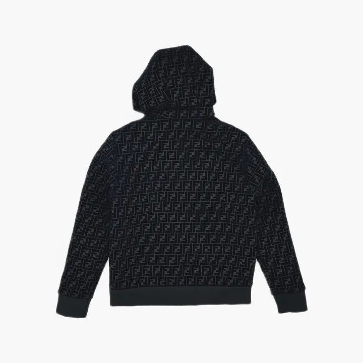 Fendi Fendi SS21 Logo Print Black Sports Jacket 0079 Size US L / EU 52-54 / 3 - 3 Thumbnail