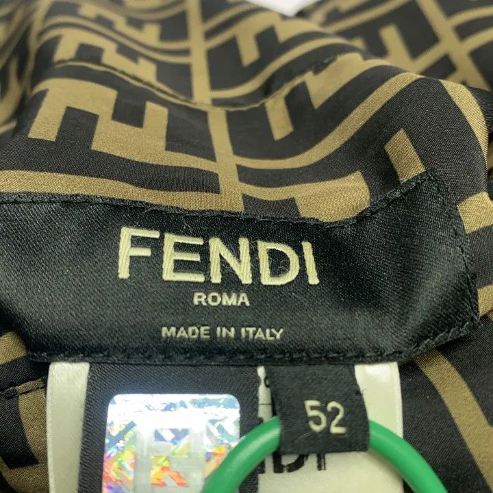 Fendi Fendi Classic Logo Reversible Gilet for Men 0079 Size US L / EU 52-54 / 3 - 2 Thumbnail