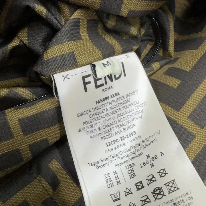 Fendi Fendi Double-sided Printed Puffer Jacket 0079 Size US M / EU 48-50 / 2 - 8 Thumbnail