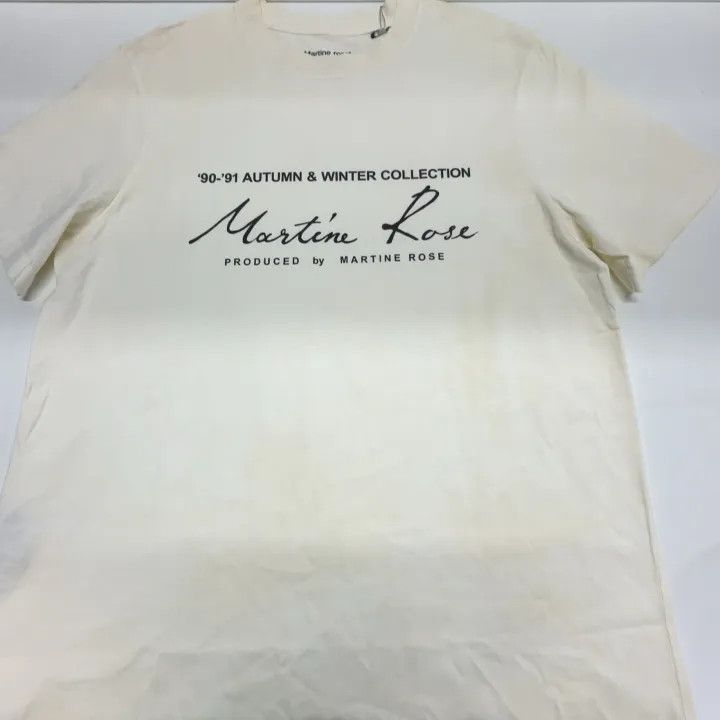 Martine Rose Martine Rose White T-Shirt for Autumn Collection 0079 Size US M / EU 48-50 / 2 - 9 Thumbnail