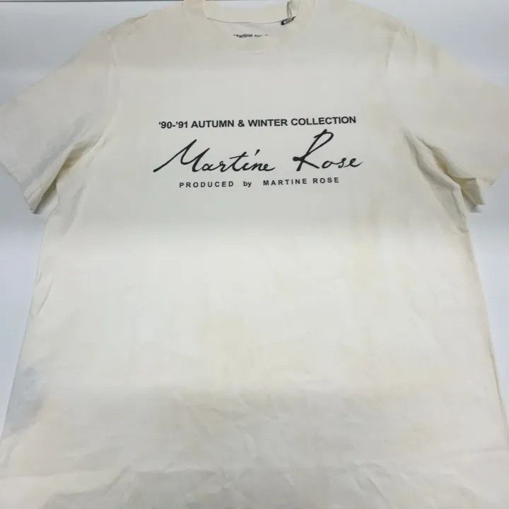 Martine Rose Martine Rose White T-Shirt for Autumn Collection 0079 Size US M / EU 48-50 / 2 - 8 Thumbnail