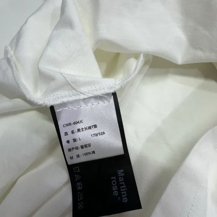 Martine Rose Martine Rose Logo Long Sleeve T-Shirt for Men 0079 Size US L / EU 52-54 / 3 - 8 Thumbnail