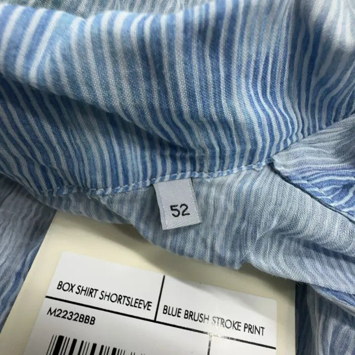 Our Legacy Our Legacy Blue Printed Short Sleeve Shirt 0079 Size US L / EU 52-54 / 3 - 6 Thumbnail