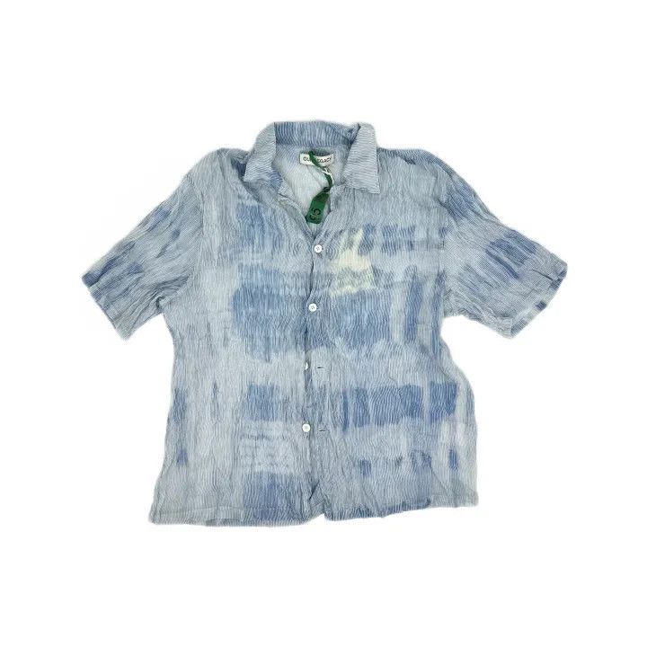 Our Legacy Our Legacy Blue Printed Short Sleeve Shirt 0079 Size US L / EU 52-54 / 3 - 2 Thumbnail
