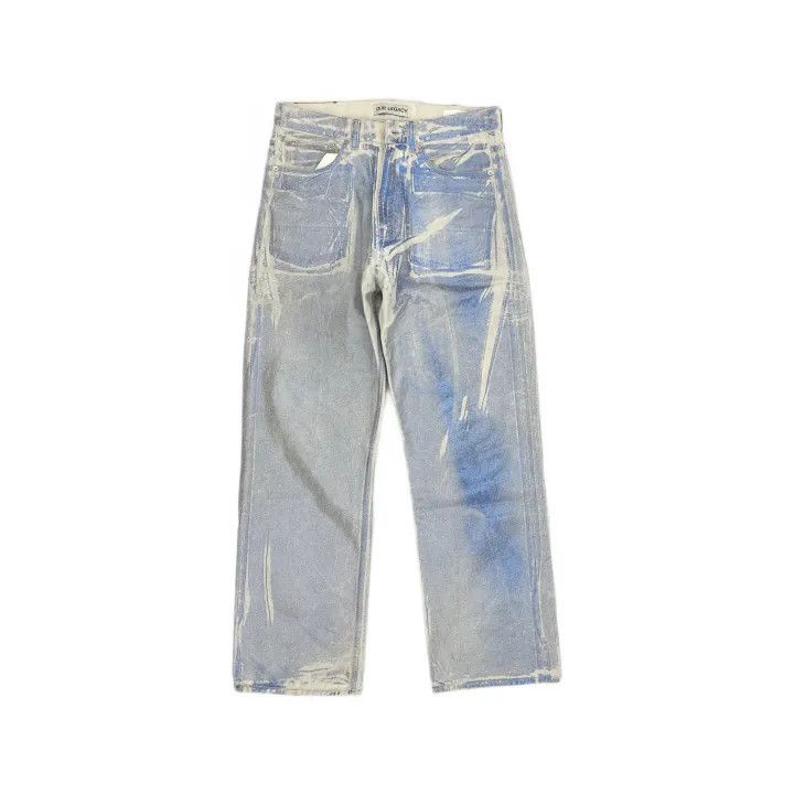 Our Legacy OUR LEGACY Waxed Straight Long Denim Pants 0079 Size US 31 - 2 Thumbnail