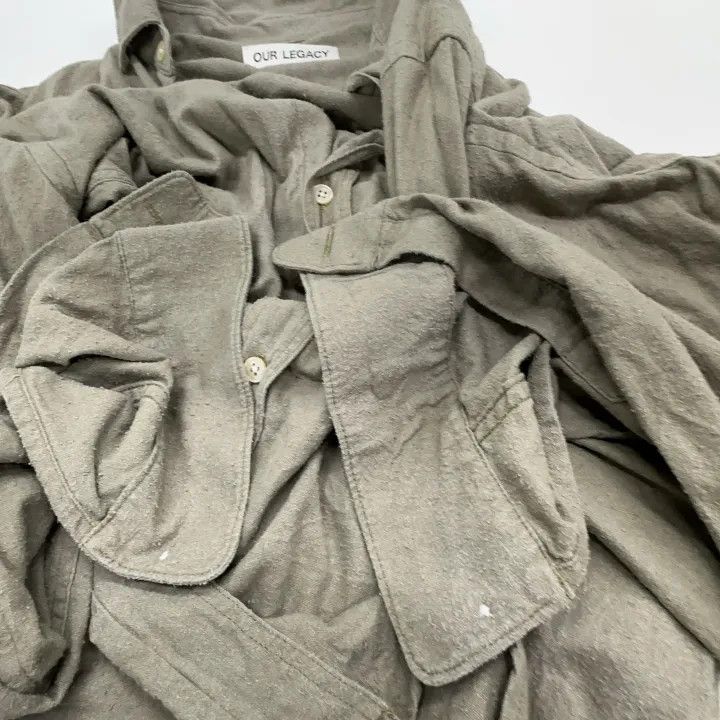 Our Legacy Our Legacy Green Long Sleeve Shirt 0079 Size US M / EU 48-50 / 2 - 8 Thumbnail
