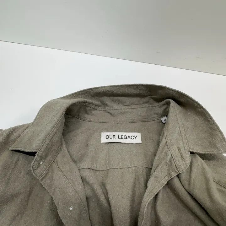Our Legacy Our Legacy Green Long Sleeve Shirt 0079 Size US M / EU 48-50 / 2 - 7 Thumbnail