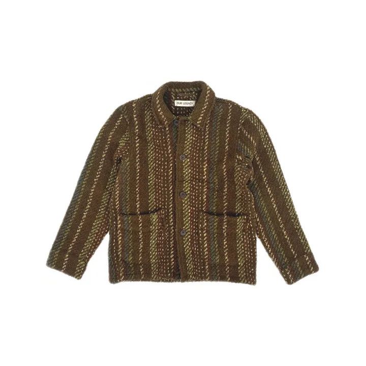 Our Legacy Our Legacy Knit Button-Up Jacket for Men 0079 Size US M / EU 48-50 / 2 - 2 Thumbnail