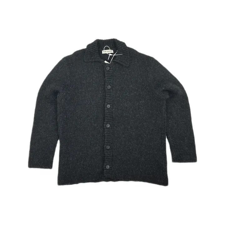Our Legacy OUR LEGACY Black Knitted Cardigan for Men 0079 Size US L / EU 52-54 / 3 - 2 Thumbnail