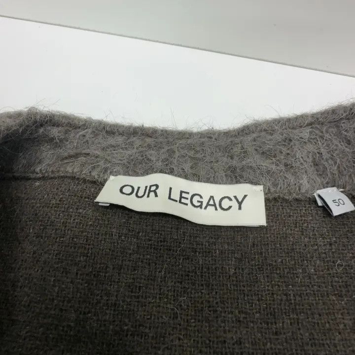Our Legacy OUR LEGACY Men's V-Neck Knit Sweater 0079 Size US L / EU 52-54 / 3 - 4 Thumbnail